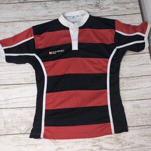 Lionheart Black and Red Rugby Shirt Size Medium Number 9